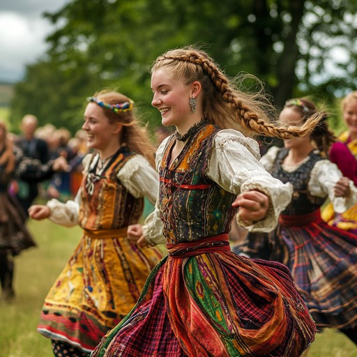 Experience the joy of a traditional celtic celebration with this upbeat instrumental track. The lively and rhythmic tunes are crafted to evoke the feeling of a grand dance, with an emphasis on euphoric melodies played by a vibrant fiddle. This composition combines the rich heritage of celtic music with modern energy to create a timeless and uplifting piece.