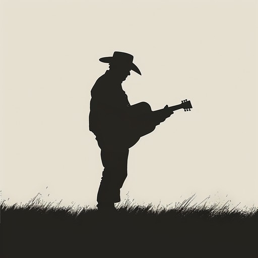 This instrumental piece tells the story of a lonely cowboy riding through the vast, empty plains, haunted by memories of lost love and a life of solitude. The melody, carried by a plaintive harmonica and acoustic guitar, evokes a sense of yearning and resignation, while the steady rhythm of the bass and drums echoes the clip-clop of the cowboy's horse. As the song progresses, the music swells with the addition of a sorrowful fiddle, painting a picture of the endless horizons and the cowboy's emotional journey.