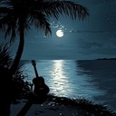 a calming reggae tune reflecting peaceful tropical evening moments