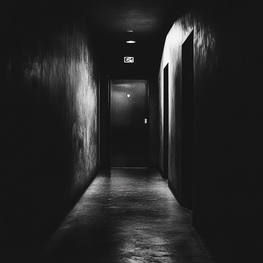 Experience an elevator ride like no other with this eerie, unsettling muzak track. The electric piano plays repetitive, distorted chords that mirror traditional muzak but with a haunting twist. This track evokes the tension of being in a mysterious and creepy hallway.