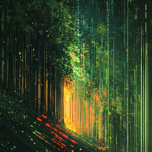 Spirited dubstep track that fuses vibrant forest sounds with powerful electronic beats. Dynamic bass drops and energetic synthesizers combine to create an uplifting, nature inspired soundscape.