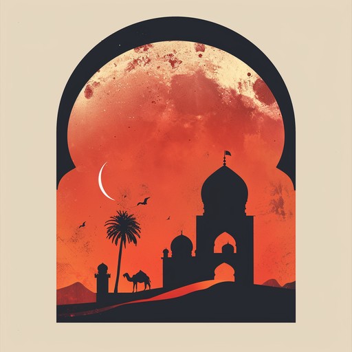 A mesmerizing and exotic instrumental piece that transports the listener to the heart of the arabian desert. The haunting melody is carried by the oud, a traditional middle eastern lute, accompanied by the rhythmic percussion of the darbuka and the shimmering sound of finger cymbals. The music evokes images of camel caravans traversing the sand dunes under a starlit sky, and the mystery and romance of the ancient cities of the silk road.