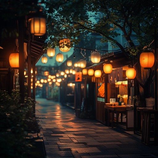 A peaceful instrumental exploration of tokyo's whimsical streets, imbued with airy synths, soft chimes, and an enchanting soundscape. The track evokes both mystery and nostalgia, giving an elegant yet mysterious atmosphere.