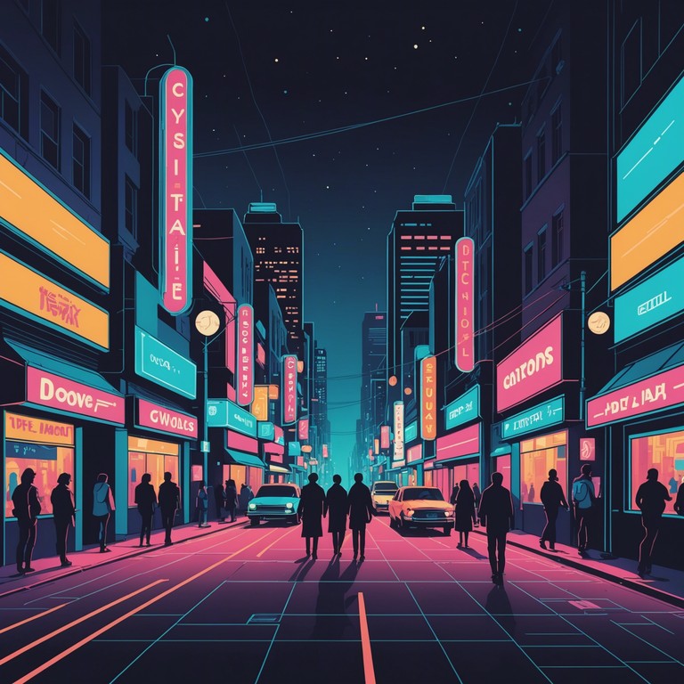 This track captures the essence of a midnight drive through a neon lit cityscape. It blends emotive synth melodies with deep, groovy trip hop beats, creating an atmosphere that's both invigorating and slightly introspective. Perfect for late night listening or as a backdrop to creative endeavors.