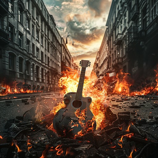 Experience an aggressive fusion where powerful rap vocals collide with the raw intensity of metal riffs, creating a high energy soundtrack for an unstoppable urban rebellion.