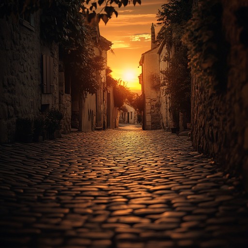 Picture a deserted cobblestone street at dusk; the distant, haunting sound of a trumpet mingles with intricate latin percussion, creating an uneasy but entrancing atmosphere. Minor chords and subtle dissonance weave through the melody, while the bassline offers a hypnotic pulse that keeps the listener spellbound.