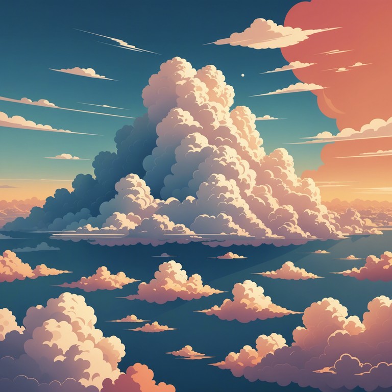 An upbeat electro track featuring energizing, pulsating rhythms that mimic the sensation of rising upwards toward a brilliant blue sky. This instrumental piece encapsulates a journey of elevation, both literal and spiritual, using a variety of electronic beats and synthesized melodies to create a soundscape that feels like flying.