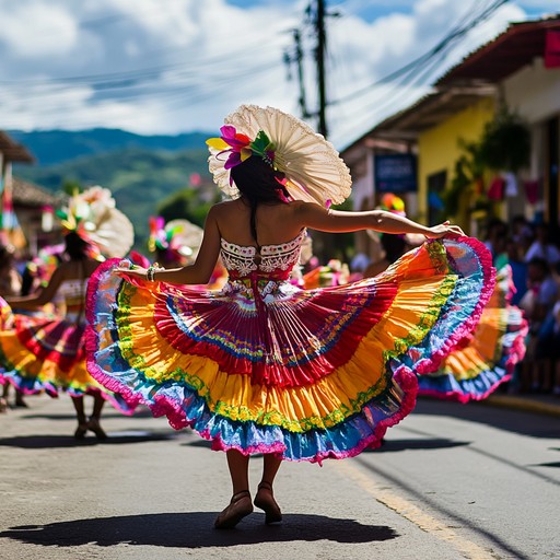 A lively instrumental track featuring upbeat latin percussion, driving rhythms, and colorful melodies that evoke the joy and energy of a sunny street festival. The song blends traditional salsa elements with modern production, creating an infectious groove that encourages listeners to dance and feel uplifted.