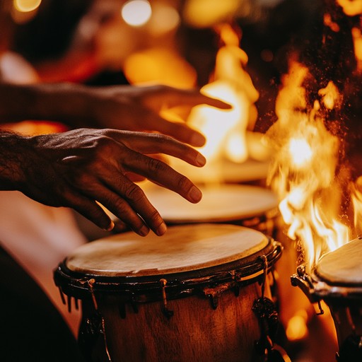 A pulsating latin instrumental featuring congas and driving rhythms that capture the excitement and energy of a night filled with dance and passion.