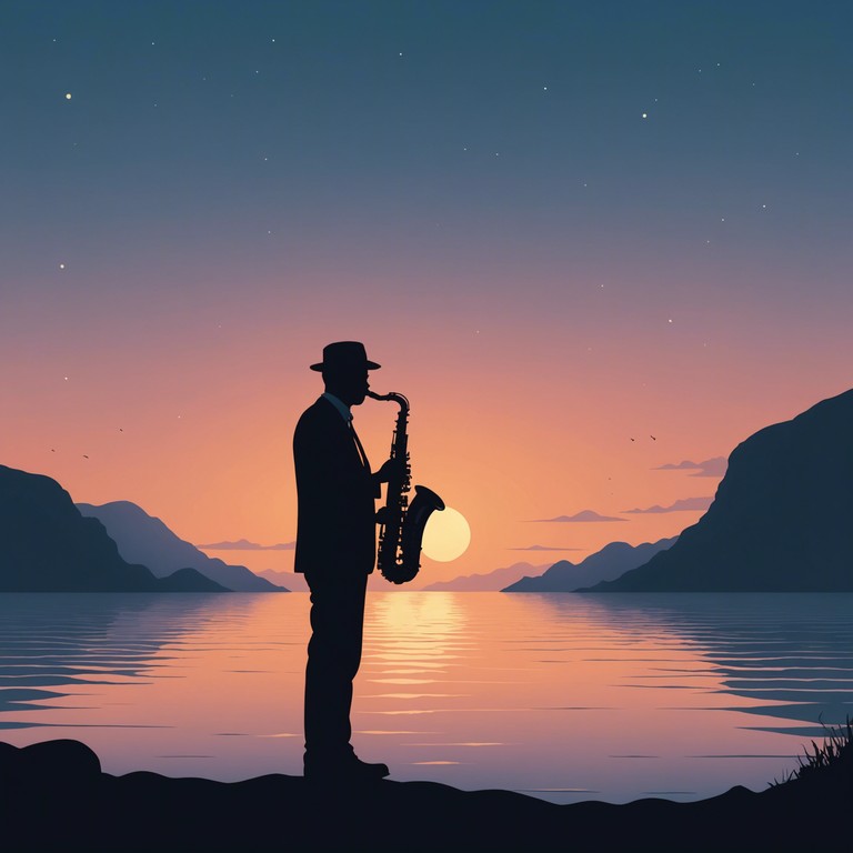 Inspired by the soft caresses of evening winds and the subtle interplays of shadow and light, this track uses the saxophone's emotive capacity to fuse ambient and jazz influences into a reflective, deeply soothing musical piece. Ideal for relaxation or as a gentle accompaniment to personal moments of tranquility.