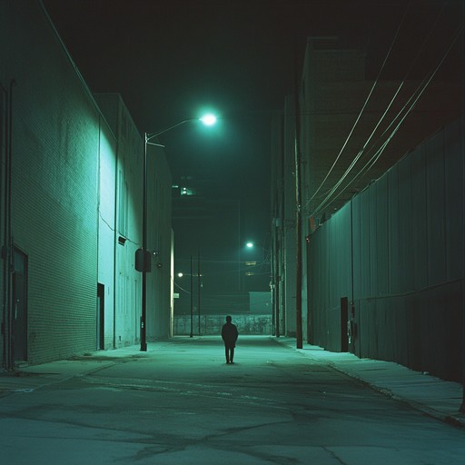 An evocative instrumental that combines haunting melodies with layered rhythms, portraying the introspective solitude of walking alone in the city after dark.