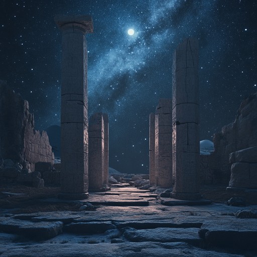 Inspired by the contemplative mood of ancient temples amid vast, untouched landscapes, this track utilizes the tranquil sounds of a classical flute to create a meditative atmosphere that encourages inward reflection and peace. The piece is designed to mimic the gentle breeze passing through a forgotten sanctuary, inviting the listener into a state of deep self awareness and connection with the past.