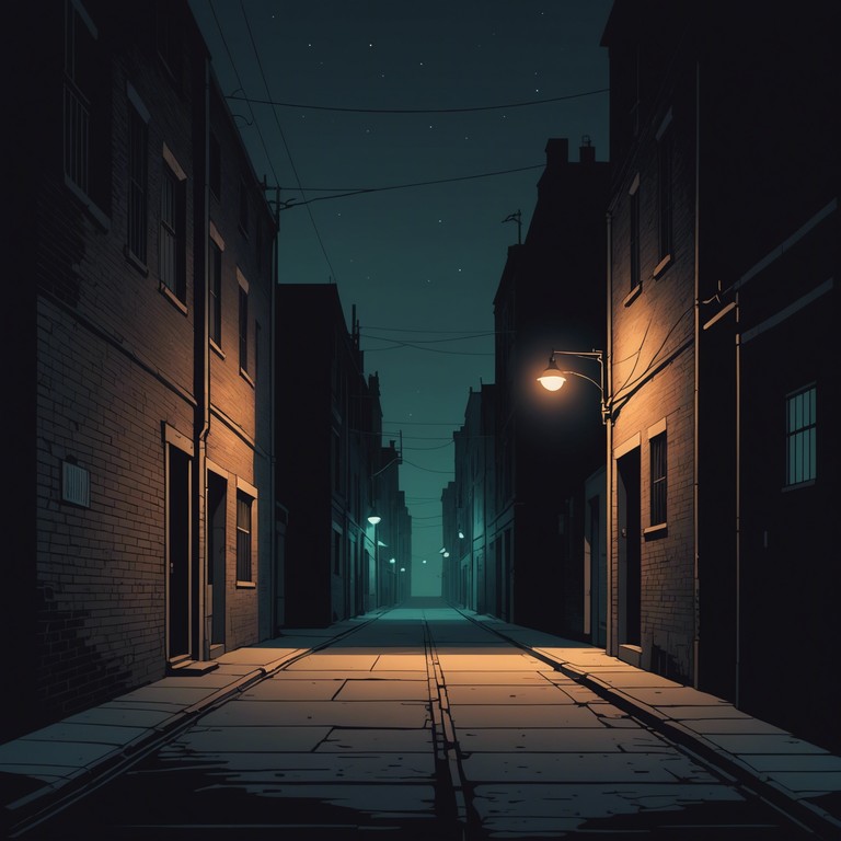 This track captures the essence of the underground trap scene with intense rhythms and captivating synth layers, painting an urban nightscape. The music transitions from aggressive beats to an eerie silence, representing the contrast between the bustling city life and the mysterious quiet that follows. The depths of the city's underbelife are represented through sharp hi hats and deep bass notes, creating a thrilling and chilling experience.