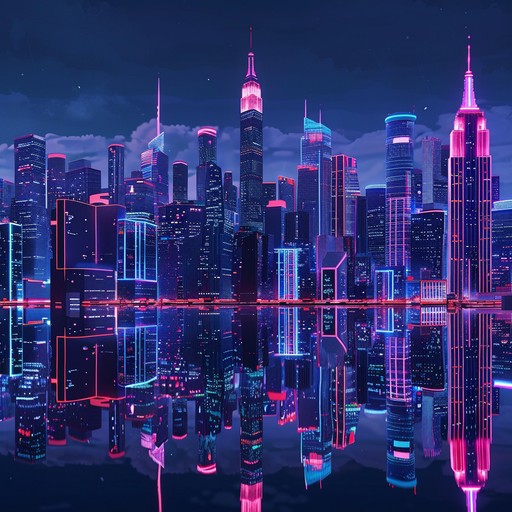 A lively and engaging instrumental synthpop track with bright, catchy beats and infectious melodies that evoke vibrant city nightlife, reminiscent of neon lit skylines and energetic urban adventures.