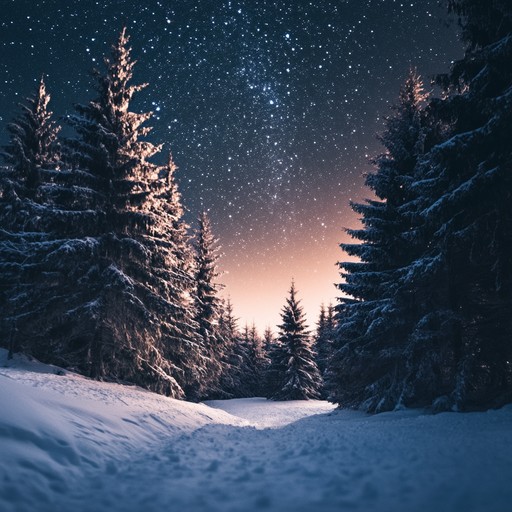 Escape into a soundscape where traditional christmas carols are interwoven with the tranquil peace of a snowy evening. Perfectly capturing the essence of a christmas eve spent watching flurries dance with delicate notes in the air.