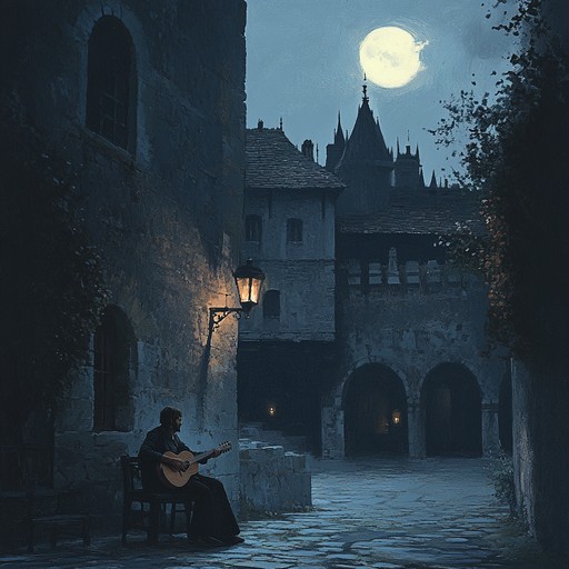 This instrumental composition invokes the spirit of medieval troubadours serenading their loved ones. A blend of gentle strings and delicate lute melodies creates a dreamy, nostalgic atmosphere. Ideal for settings with a focus on romance and history, the melody is light yet deeply emotional, perfect for conveying wistful yearning and timeless love.