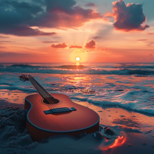 Immerse yourself in the mellow grooves of a sun kissed beachside. Gentle guitar melodies intertwine with delicate percussion, creating a serene and relaxing atmosphere that transports you to a tropical paradise.