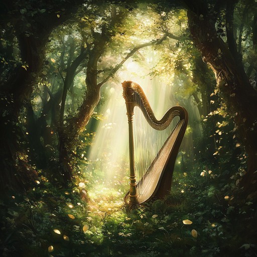 In an old, forgotten grove, surrounded by the remnants of a long lost civilization, a gentle harpist conjures melodies that carry the wisdom and sorrow of ages, connecting listeners to the earth and its history.