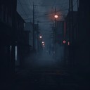 haunting synth driven beats echoing through gritty urban nightscapes