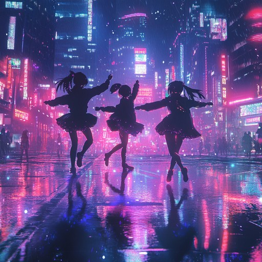 An exhilarating and playful track that combines funky grooves with catchy anime motifs. Energetic rhythms, vibrant synths, and smooth electric guitar licks create an engaging, danceable song that's perfect for a fun filled anime soundtrack.