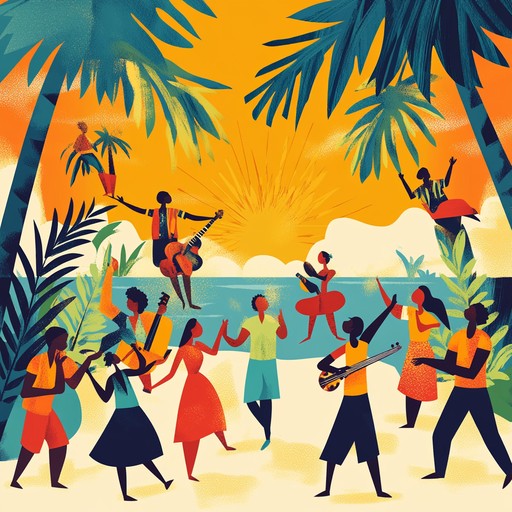 A lively instrumental cumbia piece that captures the joyous spirit of dance, blending vibrant percussion with melodic accordion to evoke warm, tropical evenings and festive celebrations