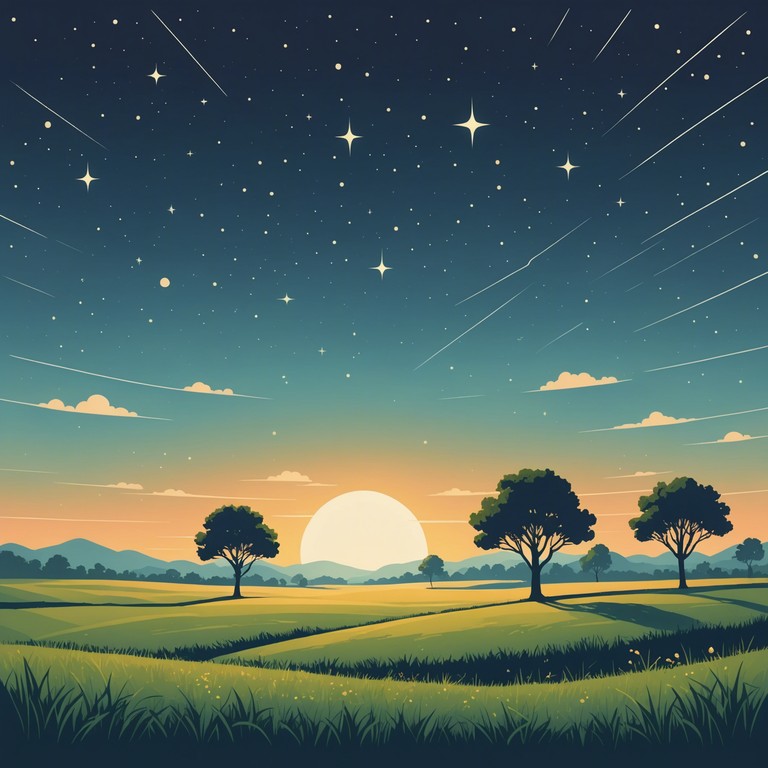 In this track, enigmatic elements fuse seamlessly with classic bluegrass sounds, creating an atmosphere of deep introspection under a star studded sky. The instrumentals provoke a sense of mystery while staying true to the roots of bluegrass, featuring intricate melodies that evoke images of a serene yet mysterious night in the rural heartlands.