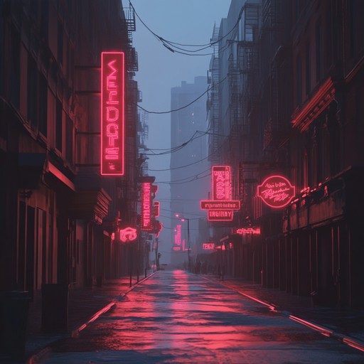 This instrumental track weaves gentle ambient sounds with subtle cyberpunk synth melodies, creating a soothing yet futuristic atmosphere reminiscent of a quiet dawn in a neon lit city.