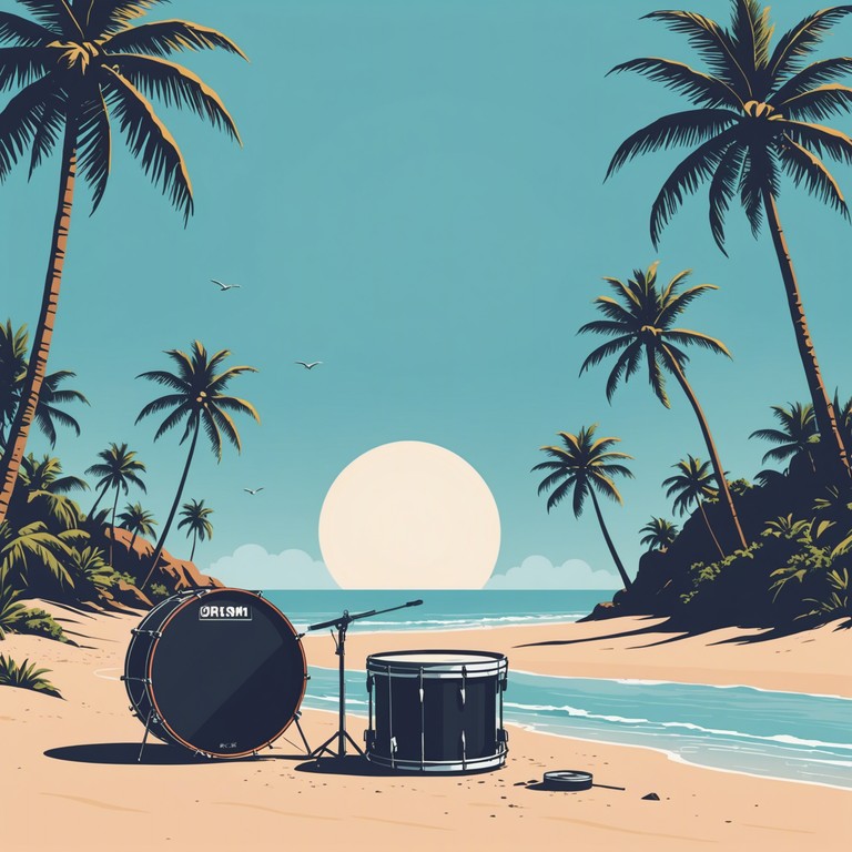 This instrumental track features a blend of sunny reggae vibes and upbeat dub elements, creating a cheerful, energetic ambiance perfect for a summer day. The music is driven by a melodious steel drum, providing a tropical feel that carries the listener through a soundscape of positivity and vibrant energy.