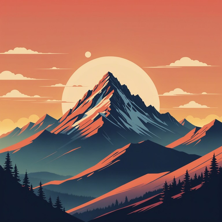 This track combines the soul stirring elements of folk music with the robust energy of rock, featuring a powerful acoustic guitar that leads the melody. The composition weaves through a landscape of emotional peaks and serene valleys, encapsulating the essence of a battle won or a mountain scaled, promoting a sense of achievement and the courage to face new challenges.