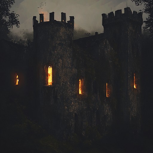 A descent into an eerie realm where shadows twist ominously. The ambient soundscape is meticulously crafted to evoke fear, unease, and introspection. With a slow build of suspense and dark textures, the track engulfs listeners in a haunting auditory experience.