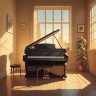 elegant piano notes convey deep nostalgia