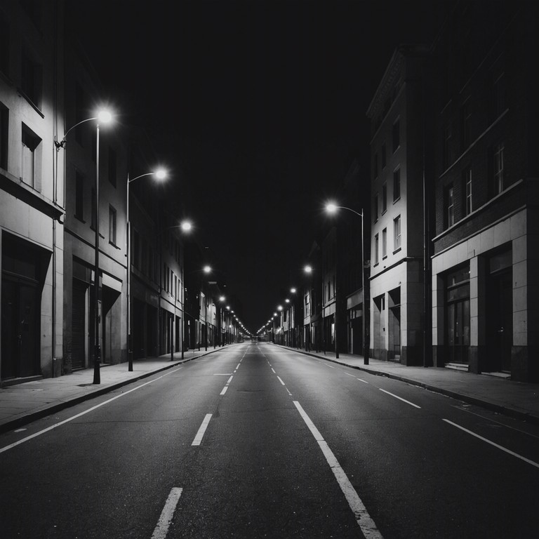 In this track, the synth's echoing notes capture the essence of walking alone through deserted city streets under the dim glow of streetlights. Each note resonates with the listener's innermost feelings of solitude and introspection, creating a poignant atmosphere filled with layered electronic textures and a deep, slow bass that pulses like the quiet heartbeat of the night.