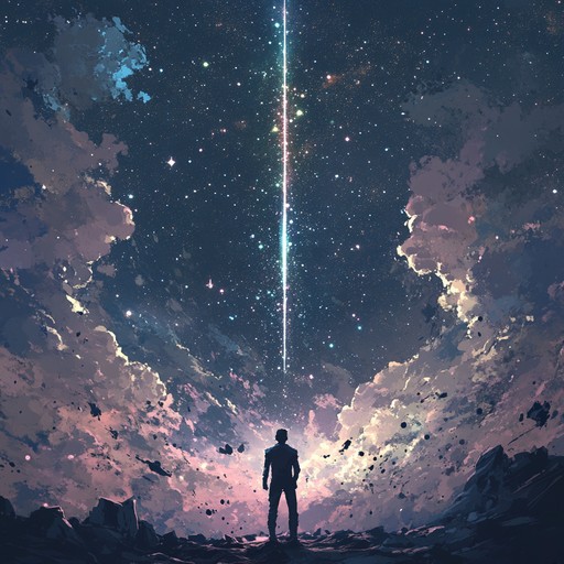 An intensely majestic track that takes listeners through the vastness of space, blending shimmering glittering synthesizers with powerful percussion for an epic battle and triumphant finish.