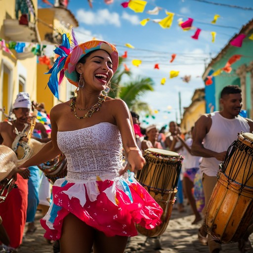 A lively instrumental piece that fuses traditional afro cuban rhythms with modern elements, featuring dynamic percussion and vibrant melodies that transport listeners to the bustling streets of havana, capturing the essence of a tropical fiesta.