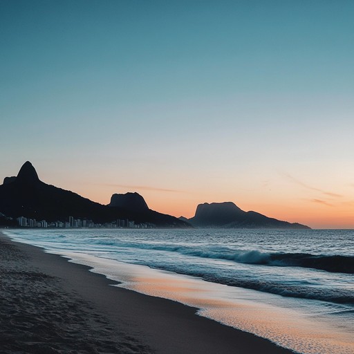 Immerse yourself in the gentle melodies of this bossa nova instrumental, reflecting the serene atmosphere of a sunset over ipanema beach. The smooth guitar and subtle rhythms offer a peaceful and relaxing listening experience.