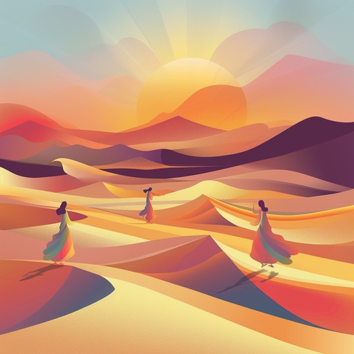 An uplifting instrumental that captures the warm, golden vibes of a middle eastern desert sunset. Intricate oud melodies intertwine with rhythmic darbuka beats, creating an atmosphere of celebration and joy. Perfect for evoking the spirit of the middle east.