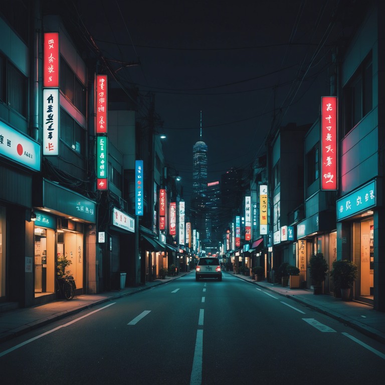 This track embodies a serene yet upbeat exploration of seoul's nighttime ambiance through a blend of k pop rhythms and mellow, harmonious soundscapes, enhancing the lively yet soothing spirit of the city.