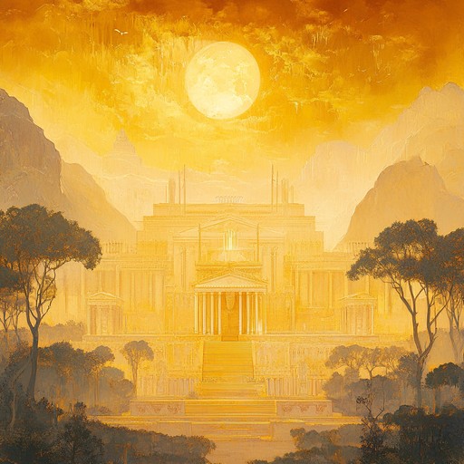 This piece unfolds like the morning sun over a magnificent empire, with each orchestral layer adding to the epic sense of triumph and inspiration. The musical journey takes listeners through rising crescendos, sweeping across landscapes both vast and beautiful, finishing on a note of splendid victory.