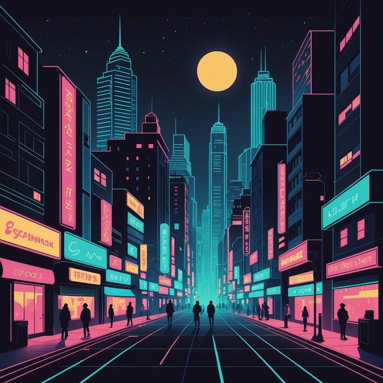 In a world where mythical creatures roam modern cities, an epic soundtrack captures the bustling urban life clashing with ancient myths. The music embodies the grit and spirit of a young rebel in a cyberpunk setting, combining electronic elements with traditional japanese instruments to create a layered, immersive experience.