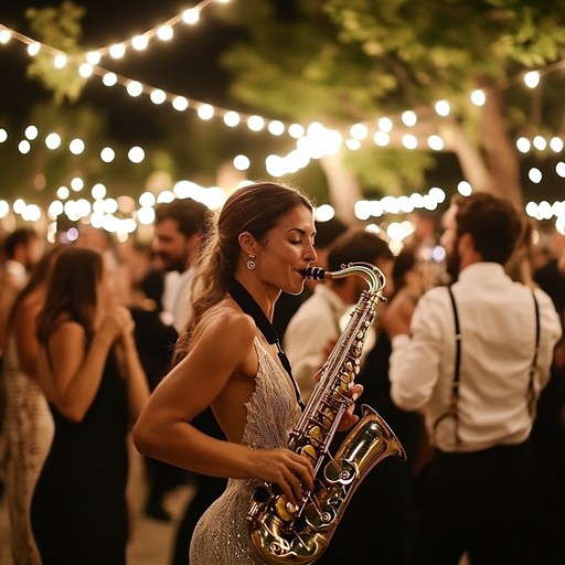 An alluring instrumental that marries the smoothness of house with the brilliance of jazz. Imagine an evening soiree where the elegant sounds of a saxophone dance over groovy house beats. The track weaves through moments of serene piano and vibrant saxophone, generating an atmosphere of refined celebration and jovial sophistication.