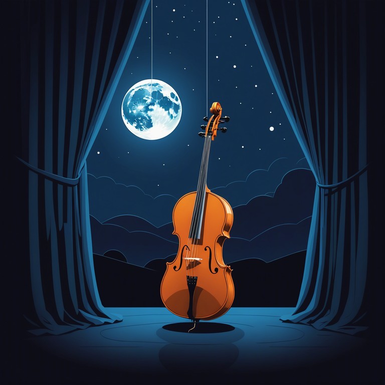 In this track, a gentle cello plays seductively amidst the backdrop of a moonlit night, evoking a scene of intimate secrets whispered in shadows. The music slowly builds in intensity, mimicking the complexity of human emotions intertwined in the dark.