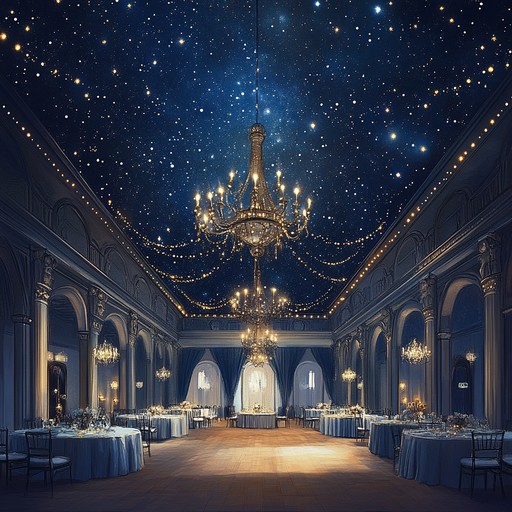 A grand waltz that merges classical elegance with epic, cinematic overtones. Featuring sweeping strings, dramatic crescendos, and intricate melodies, this composition evokes images of a grand ballroom under a starlit sky. The perfect blend of grace and grandeur, it transports listeners to a world of timeless beauty and majesty.