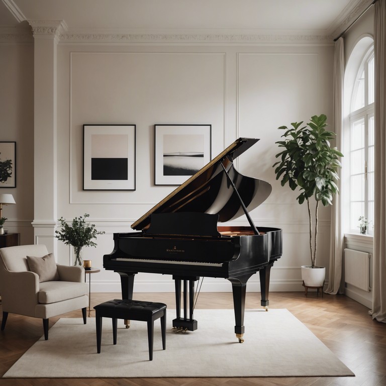 As the night draws in, the echoes of a soft piano fill the air, creating a space for relaxation and contemplative thoughts. Ideal for unwinding after a long day or setting a calm ambiance at home.