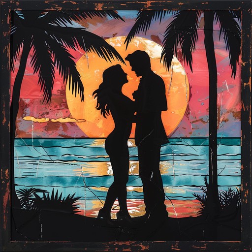 A vibrant bossa nova piece featuring energizing rhythms and joyful melodies, perfect for capturing the atmosphere of a lively beachside dance party at twilight. Intricate guitar work paired with delightful percussion creates an irresistibly rhythmic groove.