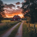 calming bluesy instrumental depicting a tranquil twilight vibe