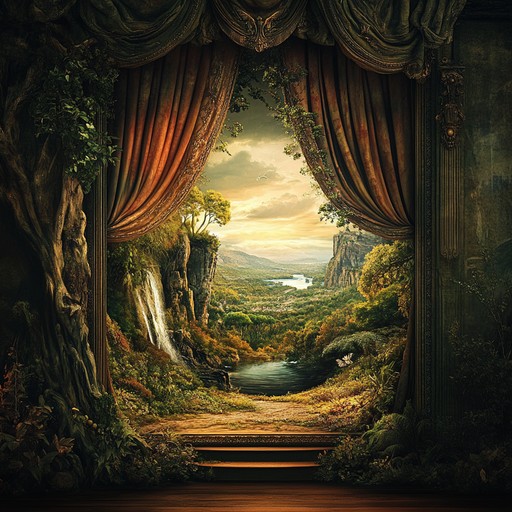 An instrumental composition blending exotic world music elements with broadway's grandeur, featuring melodies that transport listeners to enchanting destinations.
