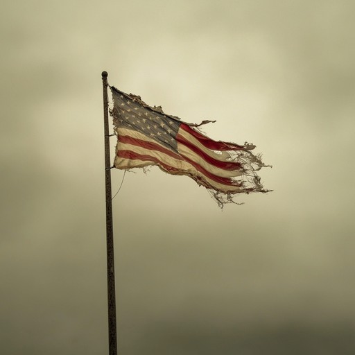 This instrumental piece combines the grandeur of patriotic anthems with a brooding, reflective mood. Using slow, deliberate melodies and harmonies, the music evokes a sense of solemn national pride and contemplation. The deep sound of a cello guides the listener through a journey of reflection on the past and hope for the future.