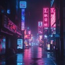 vibrant instrumental with catchy synths reflecting tokyo's night life