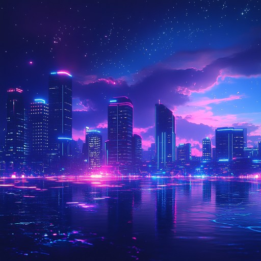 Dive into a high energy soundscape filled with pulsing bass lines and futuristic synths. This future bass track transports listeners to an otherworldly neon lit cityscape, with electric melodies intertwining in a dazzling auditory display. Perfect for energizing and uplifting moments