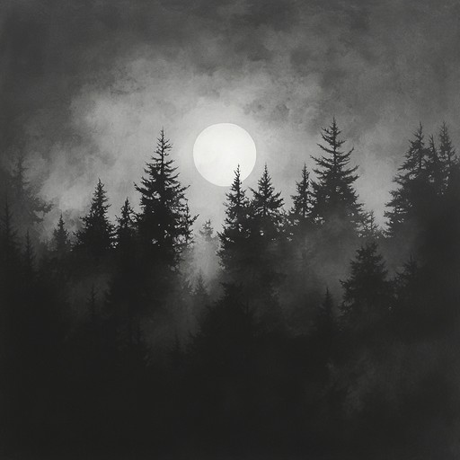 A captivating track featuring haunting flute melodies, creaky percussion notes, and eerie string arrangements that create a chilling atmosphere reminiscent of a moonlit forest filled with whispers and unseen presences. Perfect for films or games needing a mysterious touch